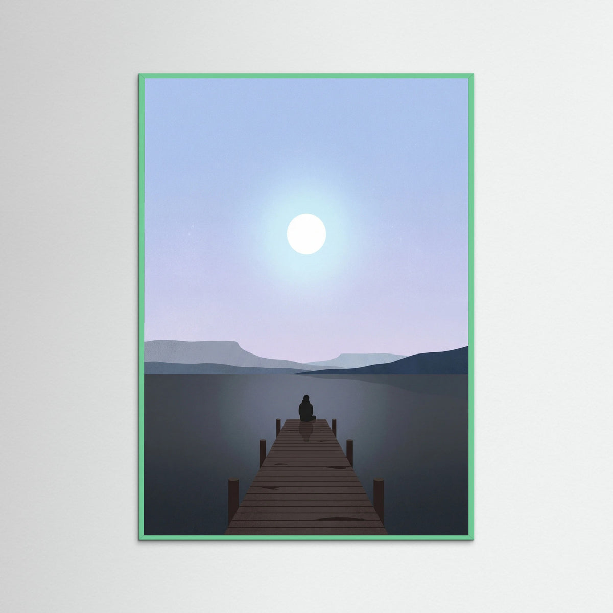 Mint Wood Sunset Solace