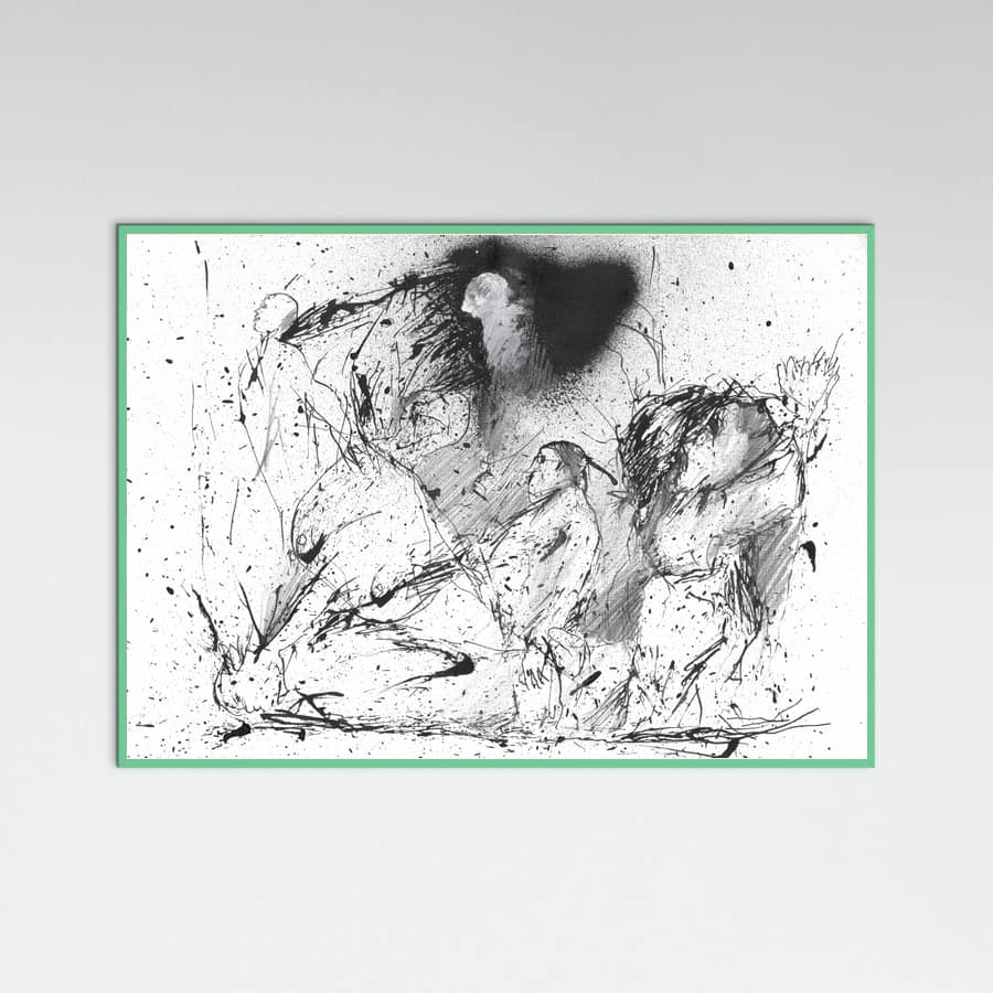 Surrealist Drawing Poster – poster and art print