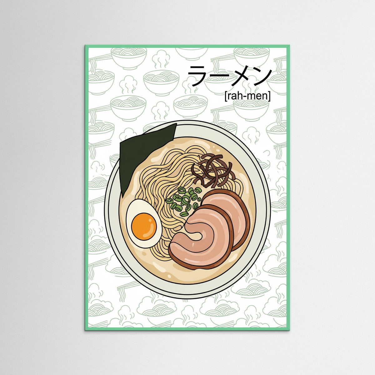 Mint Wood Sushi Guide