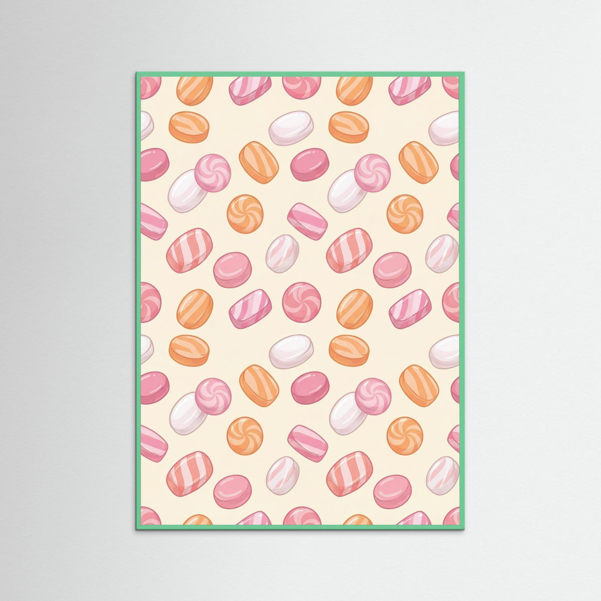Mint Wood Sweet Bear Grid
