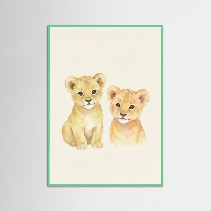 Mint Wood Sweet Giraffes