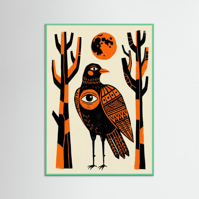 Mint Wood Symbolic Grid Tales