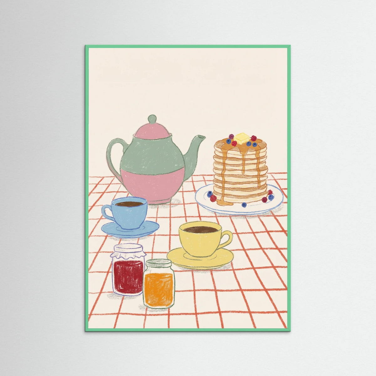 Mint Wood Tabletop Charms