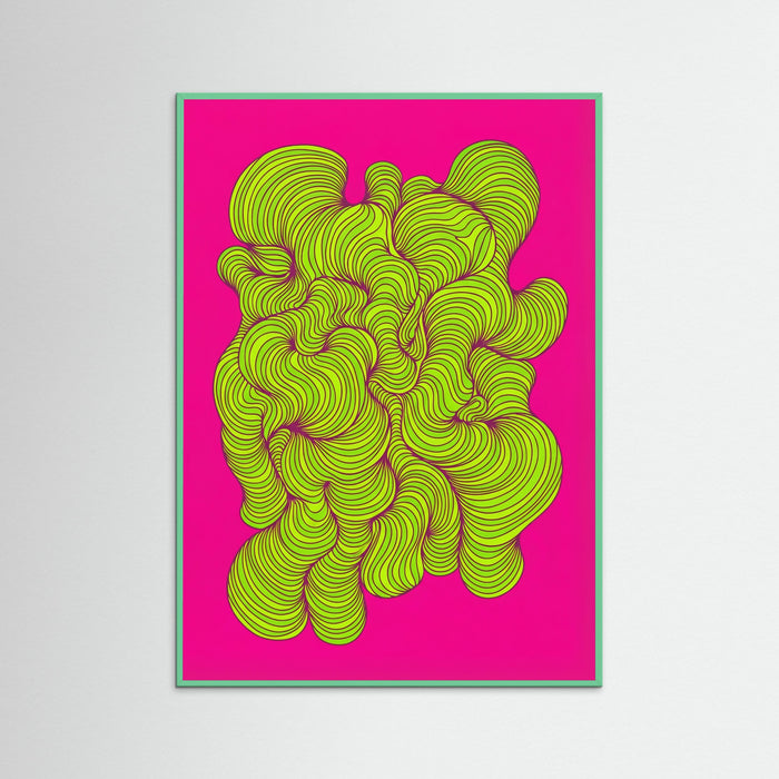 Mint Wood Tangled Oranges