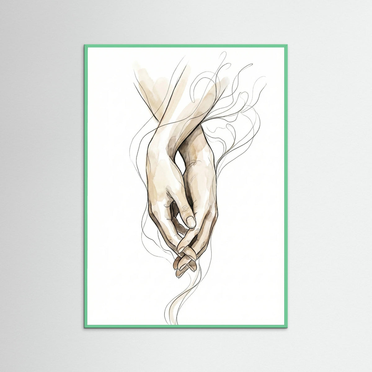 Mint Wood Tender Embrace