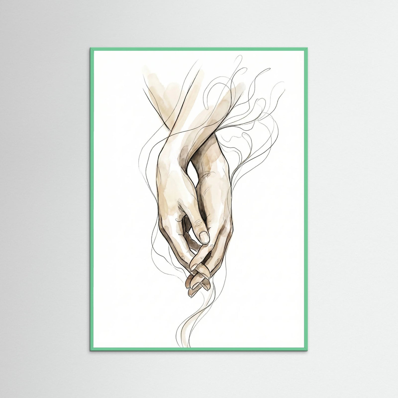 Mint Wood Tender Embrace