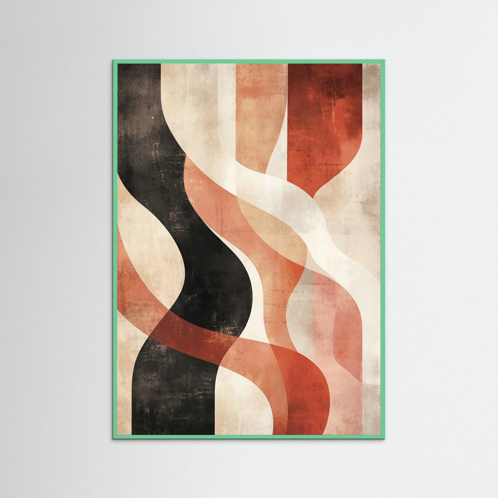 Mint Wood Terracotta Currents