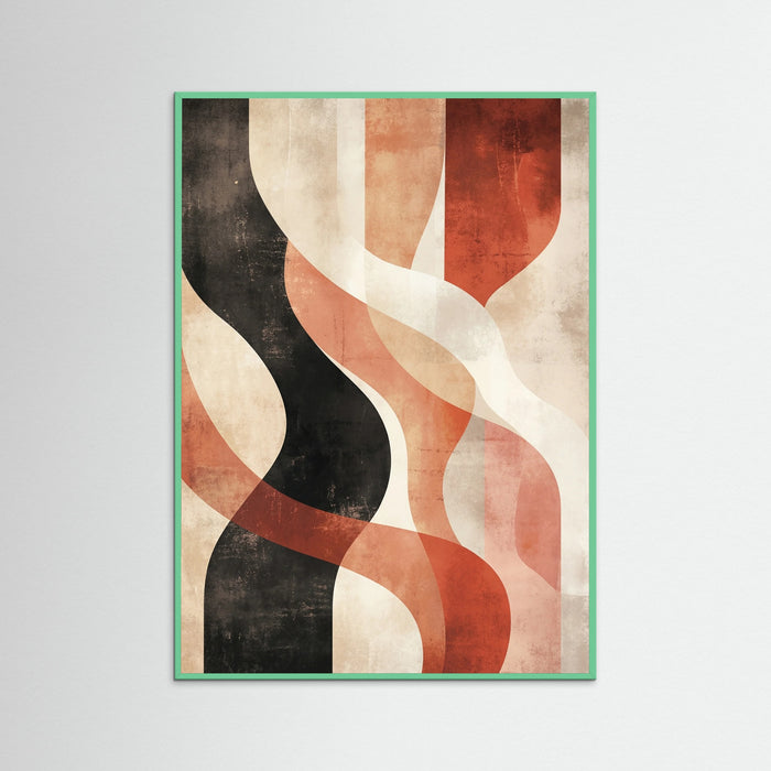 Mint Wood Terracotta Currents