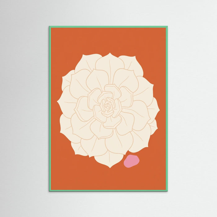 Mint Wood Terracotta Frond
