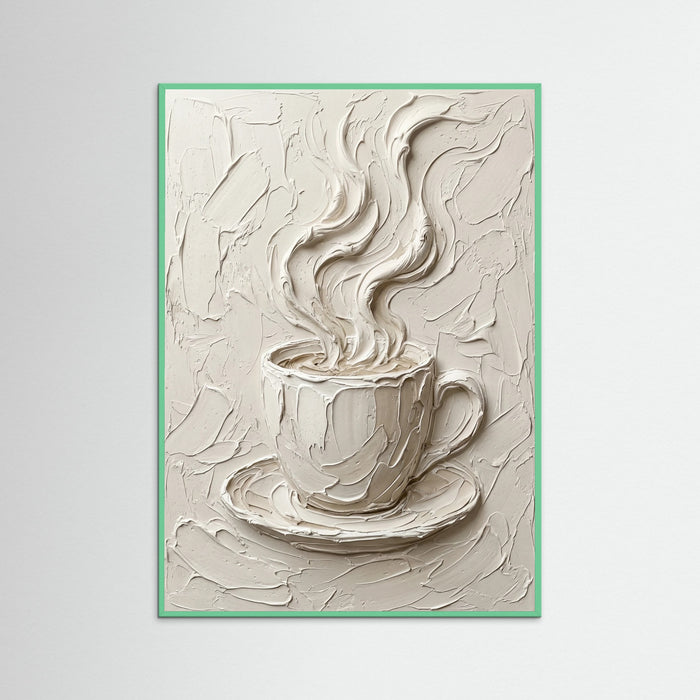 Mint Wood Textured Elegance