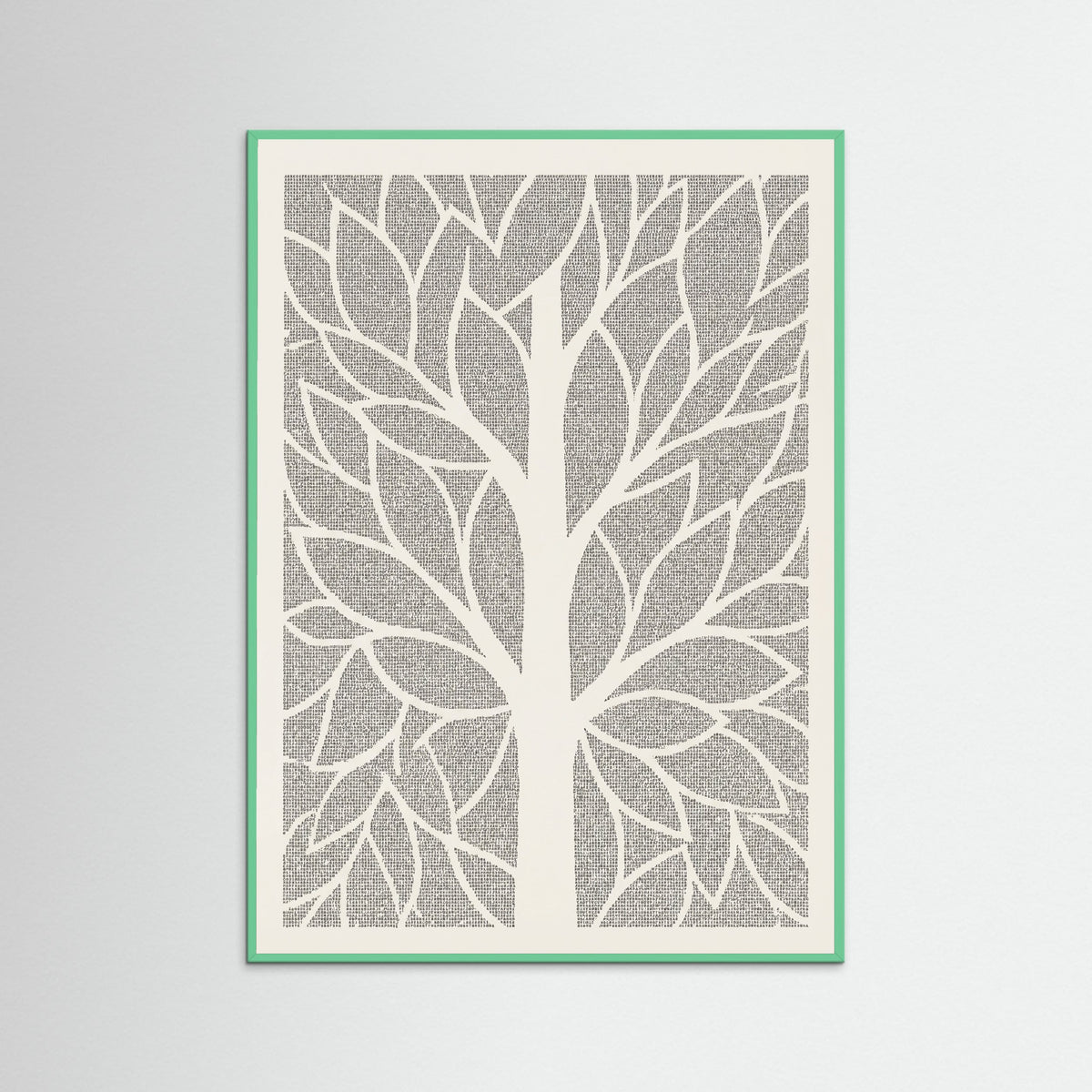 Mint Wood Textured Voids