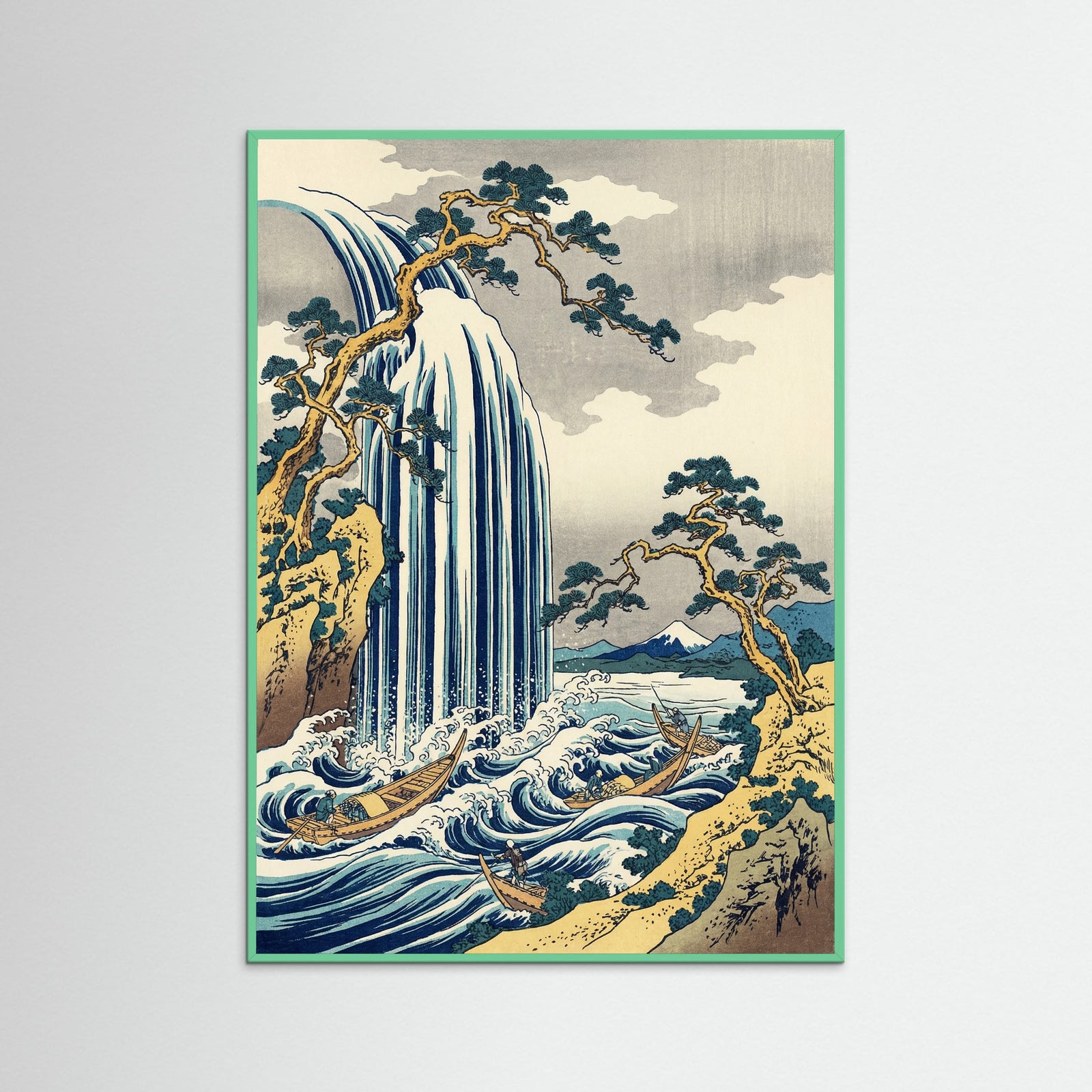 Mint Wood The Great Wave
