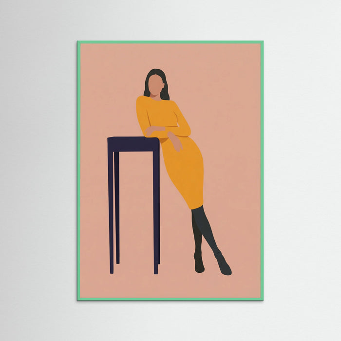 Mint Wood The Stool