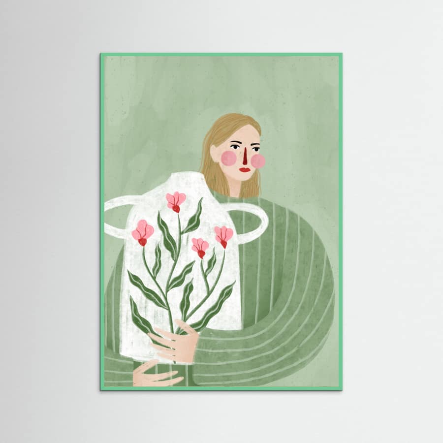The Woman With He Vase Poster – plakat og kunsttryk