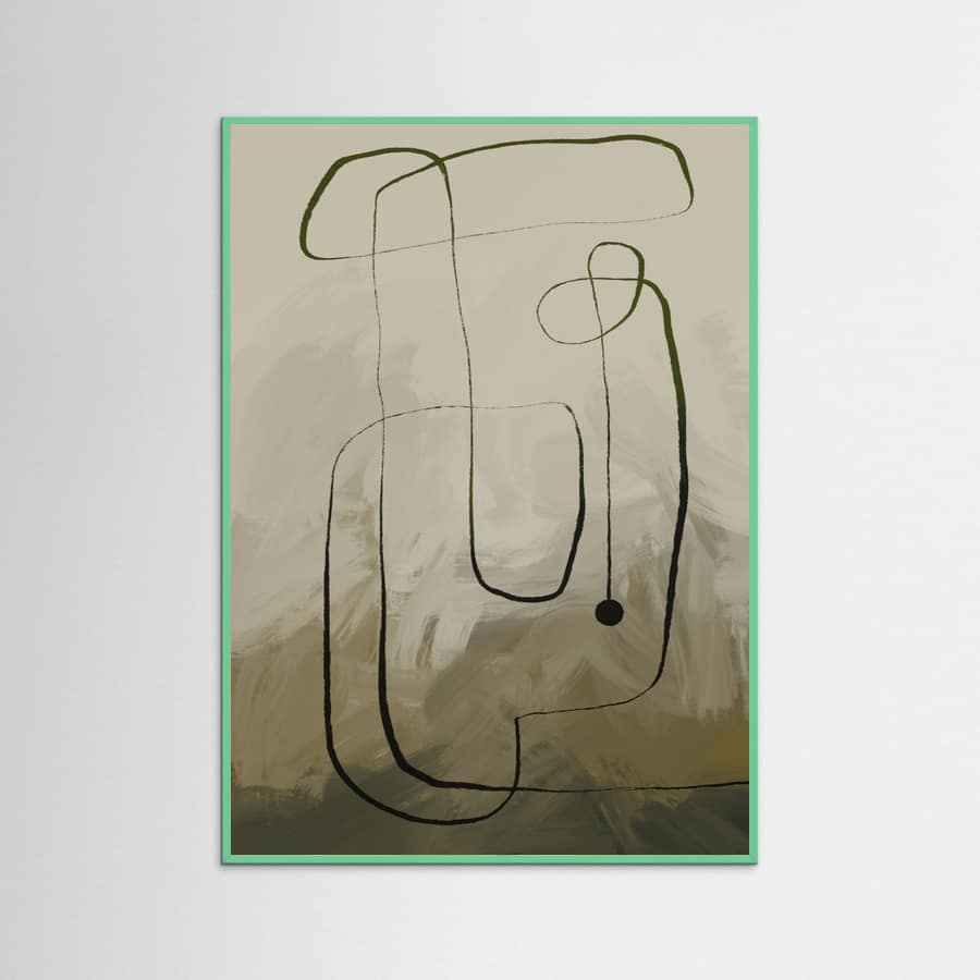 The green journey Poster – Poster und Kunstdruck