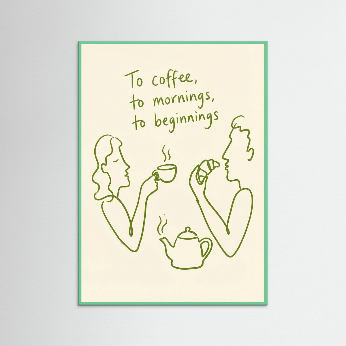 Mint Wood Toast to Life