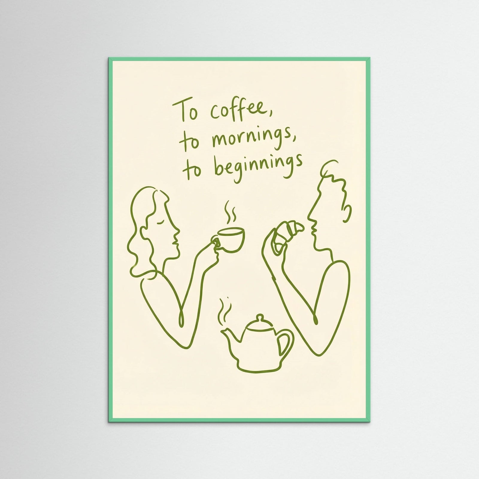 Mint Wood Toast to Life