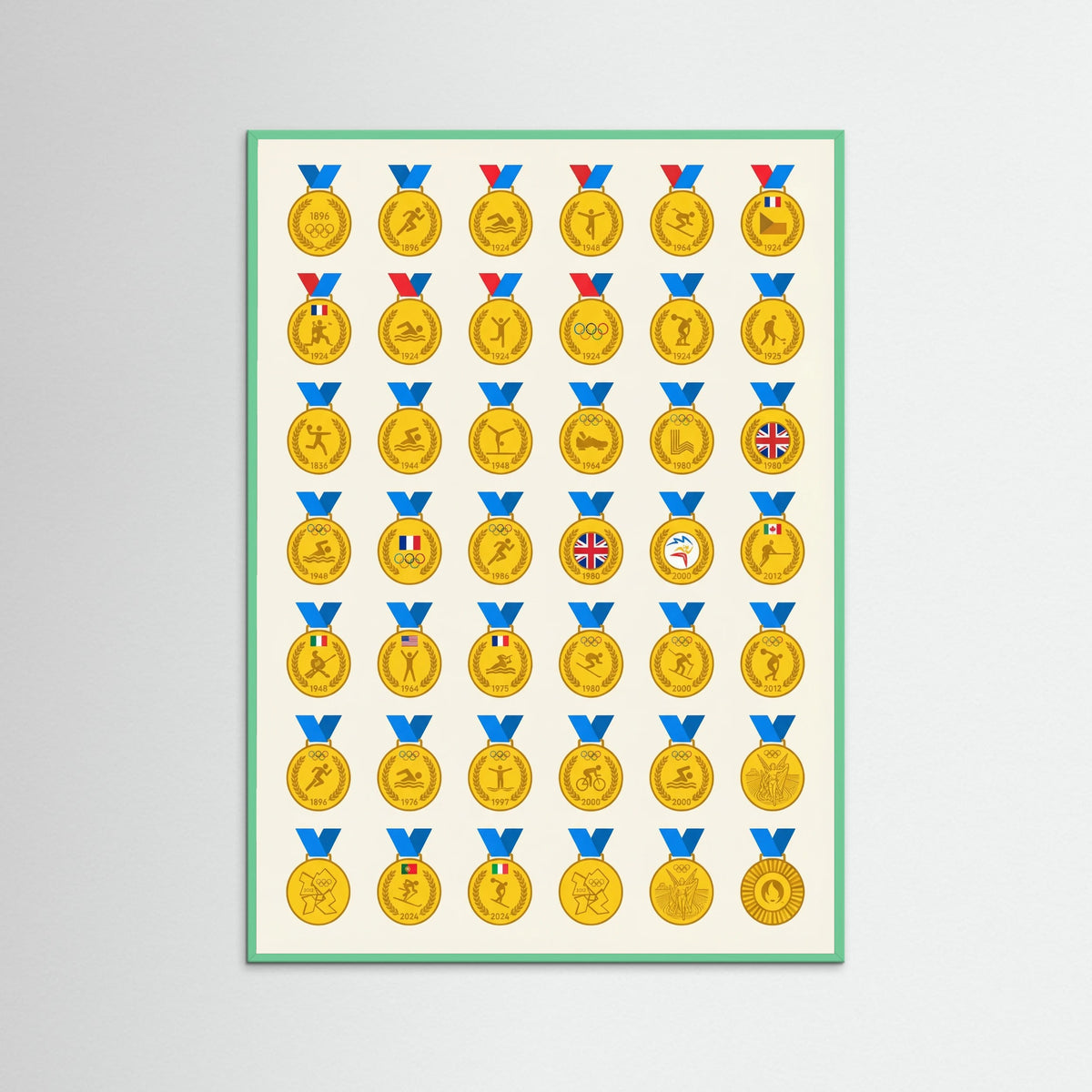 Mint Wood Tour de France Jerseys