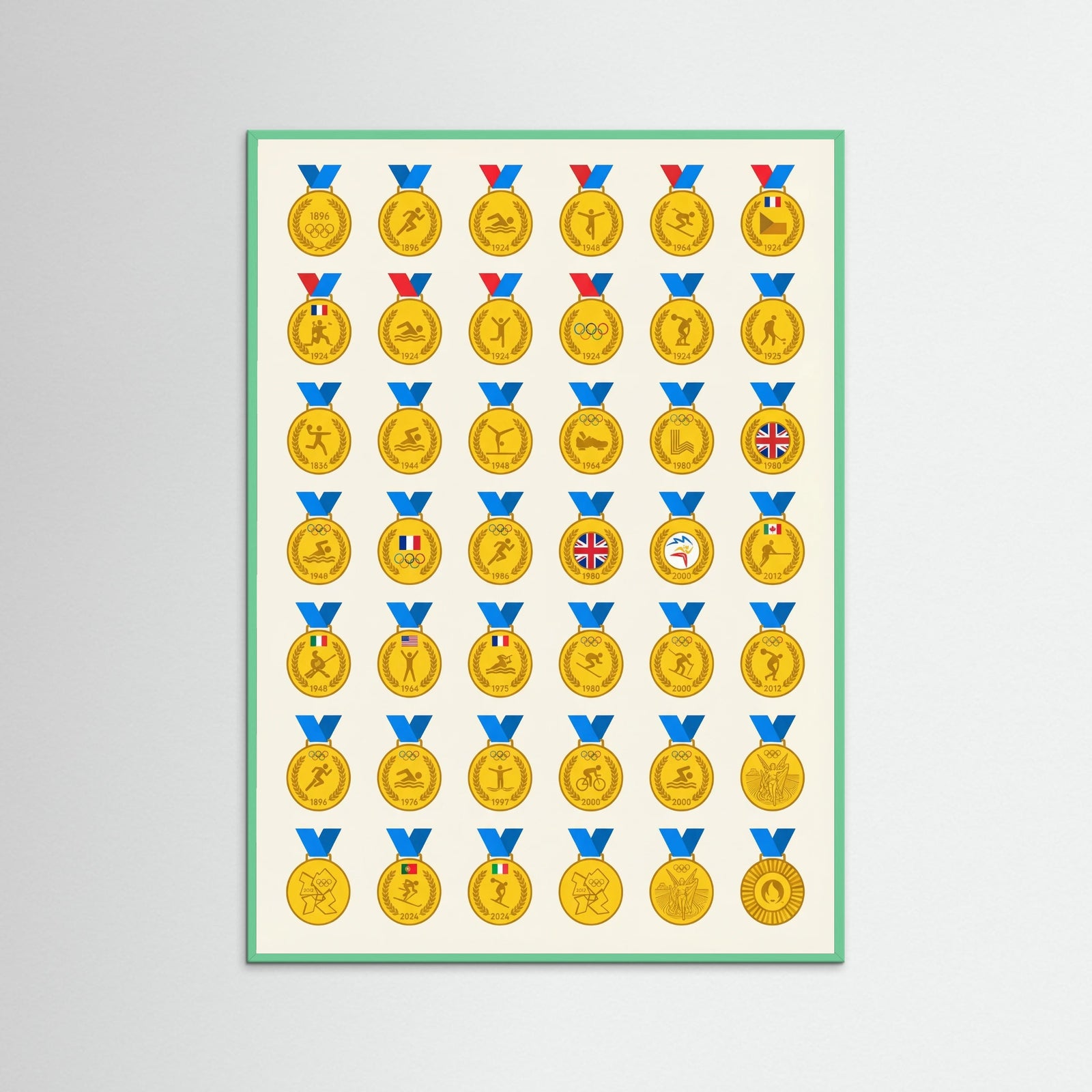 Mint Wood Tour de France Jerseys