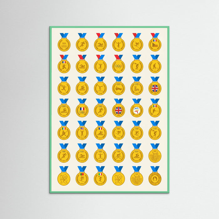 Tour de France Jerseys – poster och konsttryck