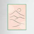 Mint Wood Tranquil Outline