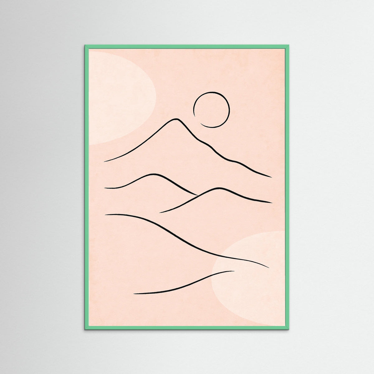 Mint Wood Tranquil Outline