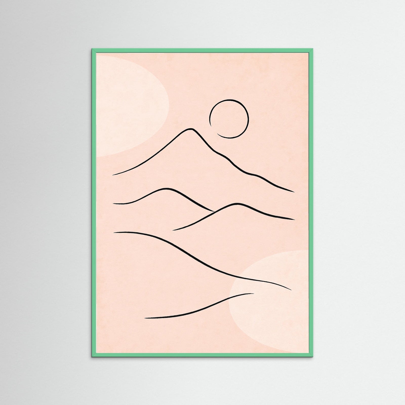 Mint Wood Tranquil Outline