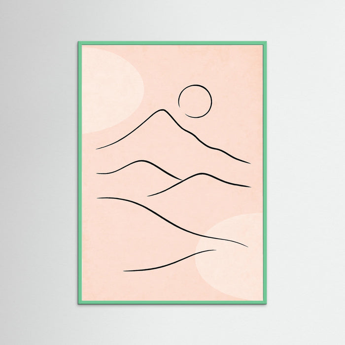 Mint Wood Tranquil Outline