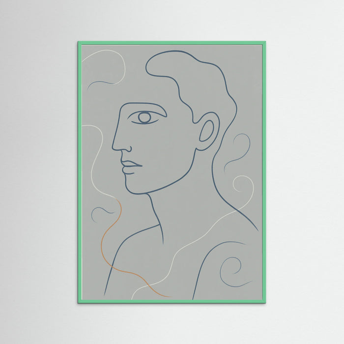 Mint Wood Tranquil Strokes