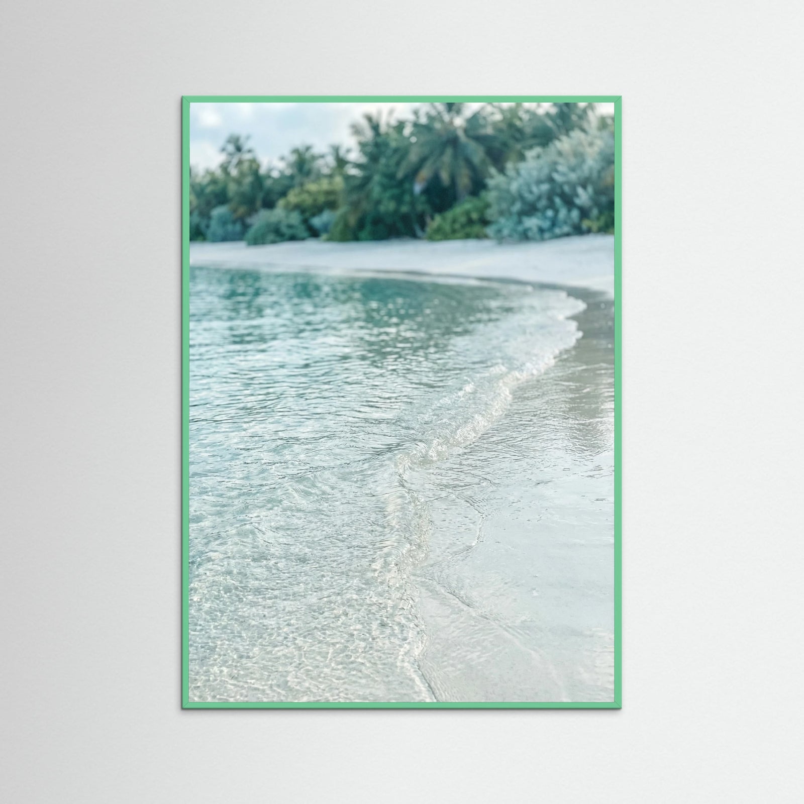 Mint Wood Tropical Azure Breeze