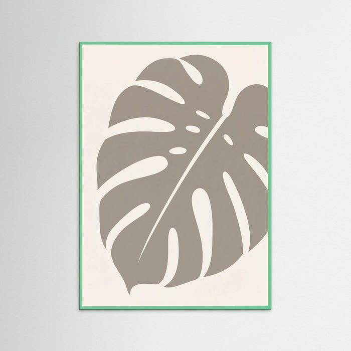 Mint Wood Tropical Frond