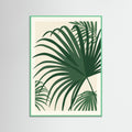 Mint Wood Tropical Silhouette