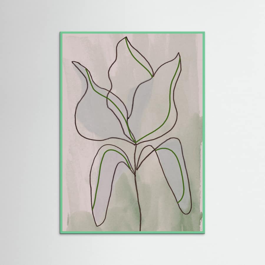 Affiche Tulip Greige – affiche et impression d’art