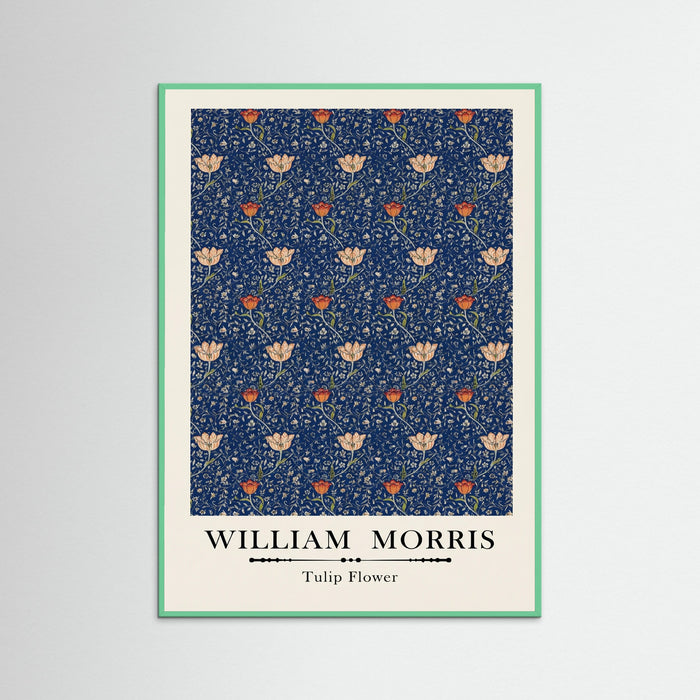 Mint Wood Tulip Tapestry Revival
