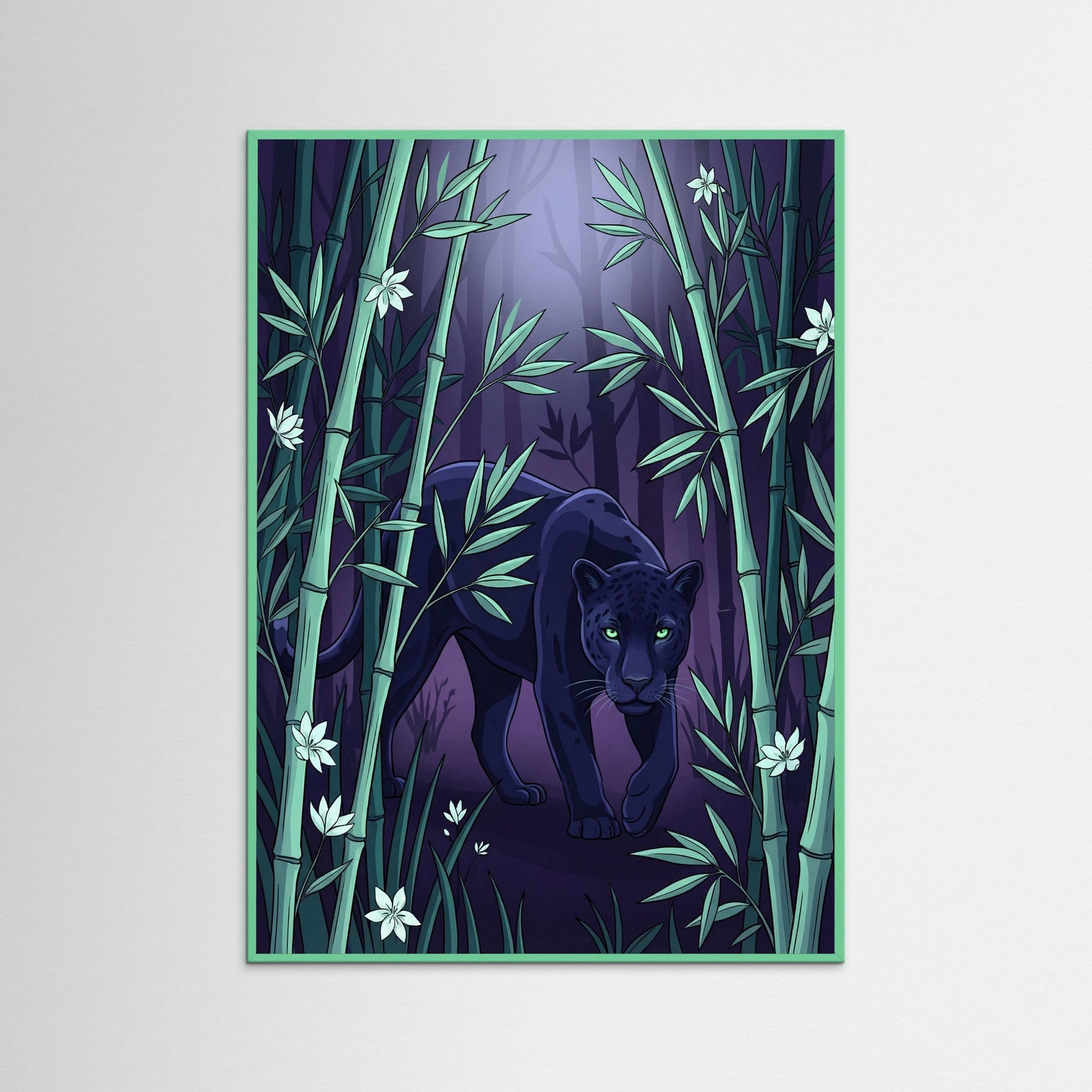 Mint Wood Twilight Cheetah