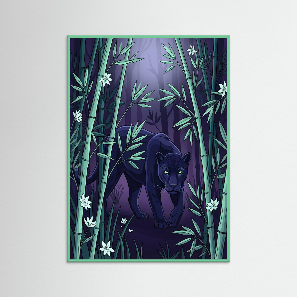 Mint Wood Twilight Cheetah