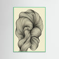 Mint Wood Undulating Strands