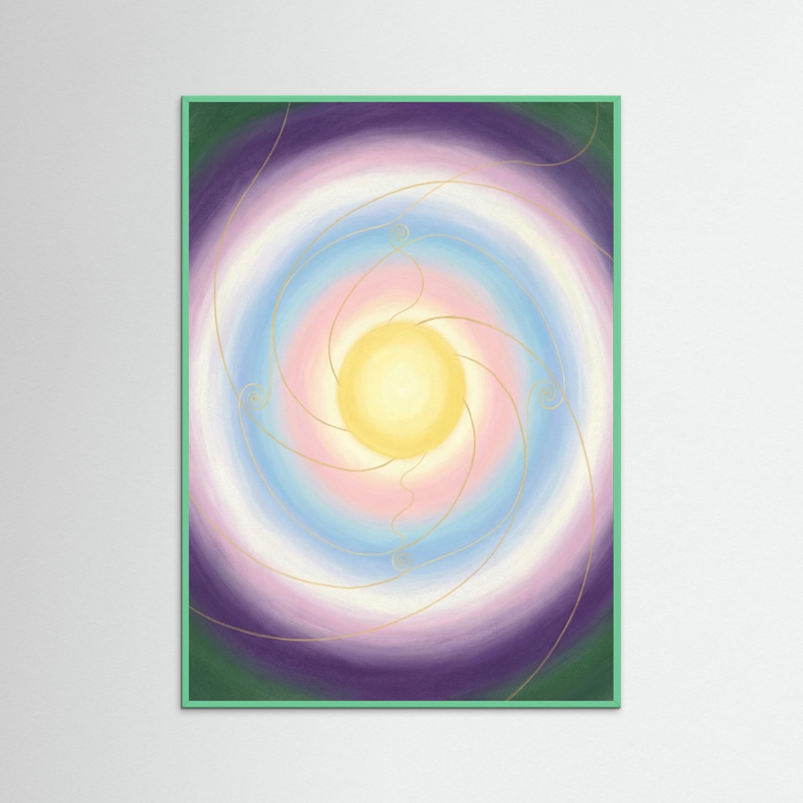 Mint Wood Universal Heart