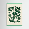 Mint Wood Uplifting Retro Affirmation