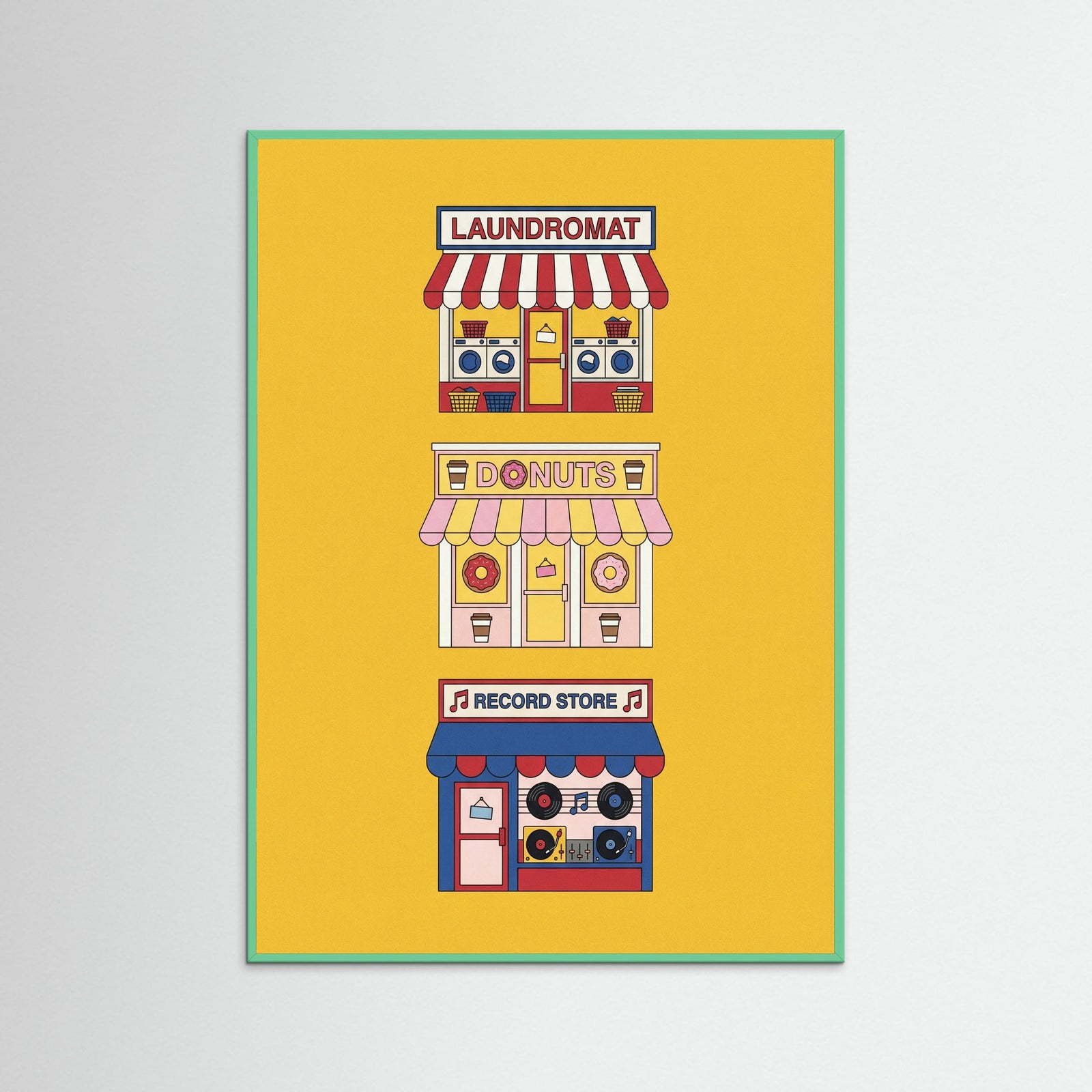 Mint Wood Urban Barber Pole