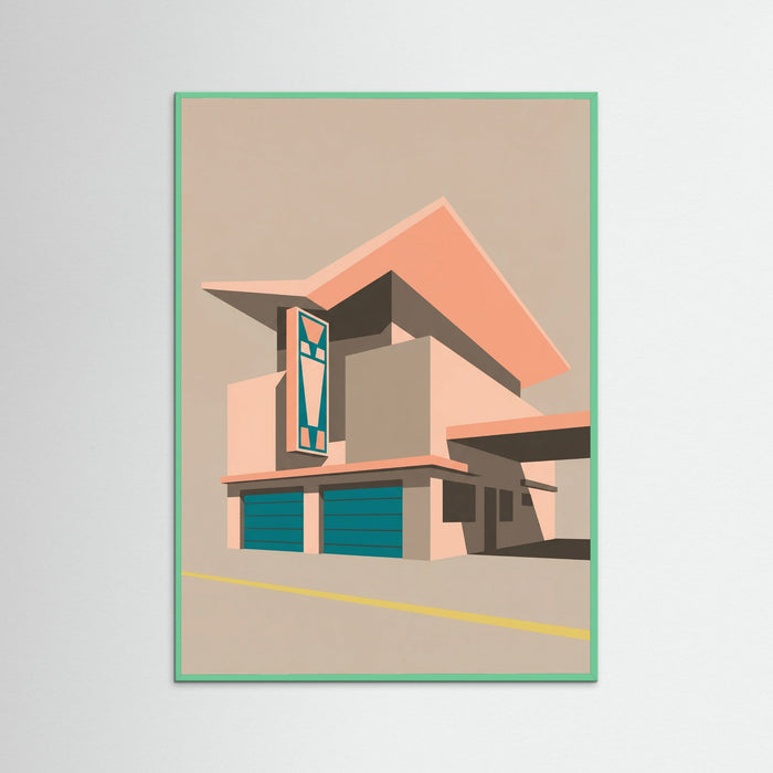 Mint Wood Urban Geometry