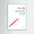 Varsity Rowing Club -juliste – juliste ja taidepainatus