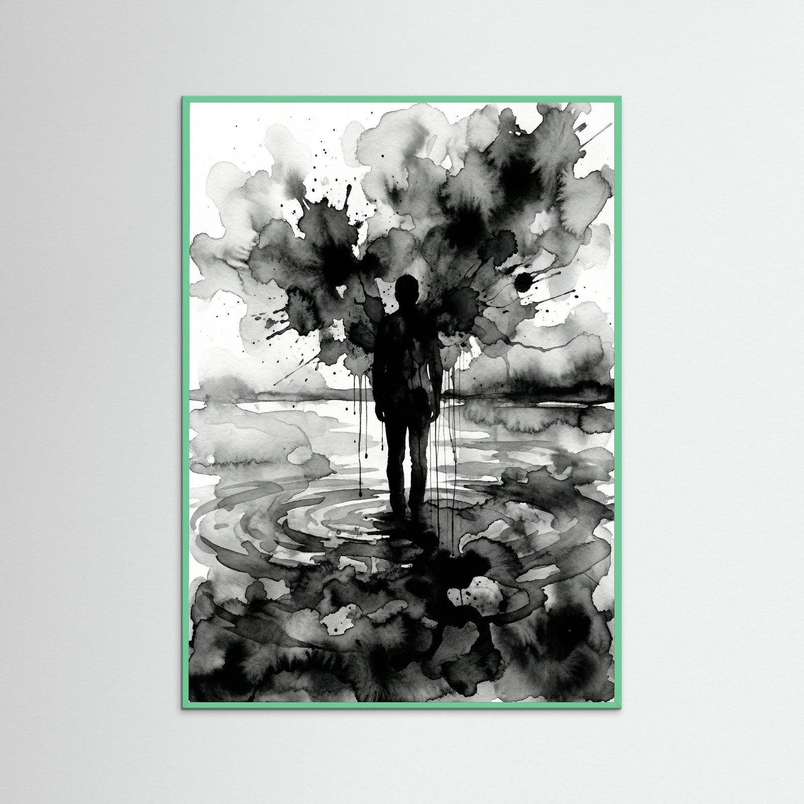 Mint Wood Veiled Emotion