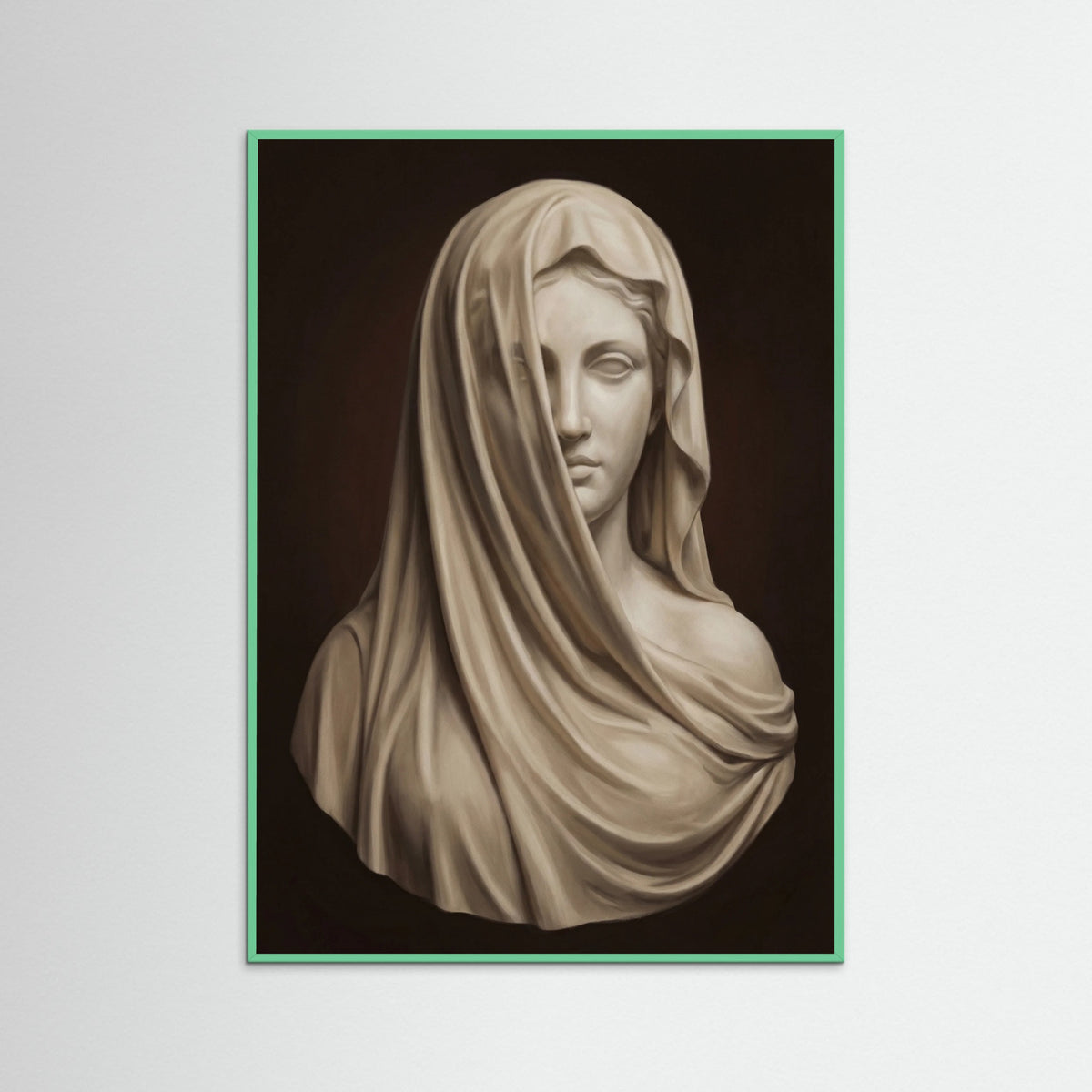 Mint Wood Veiled Form