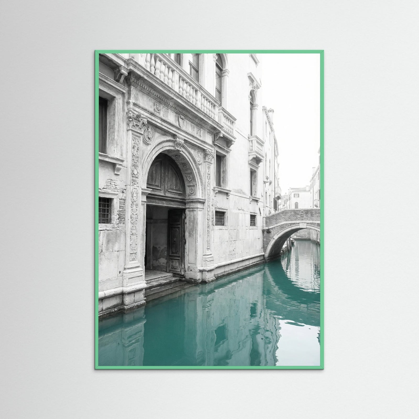 Mint Wood Venetian Serenity