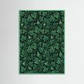 Mint Wood Verdant Acanthus Pattern