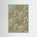Mint Wood Verdant Pattern