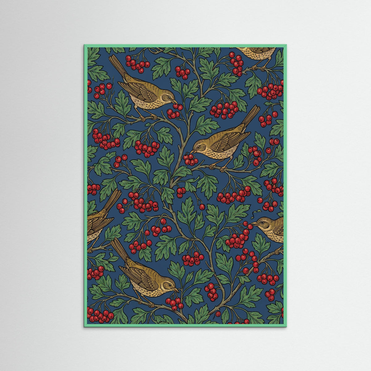 Mint Wood Verdant Tapestry
