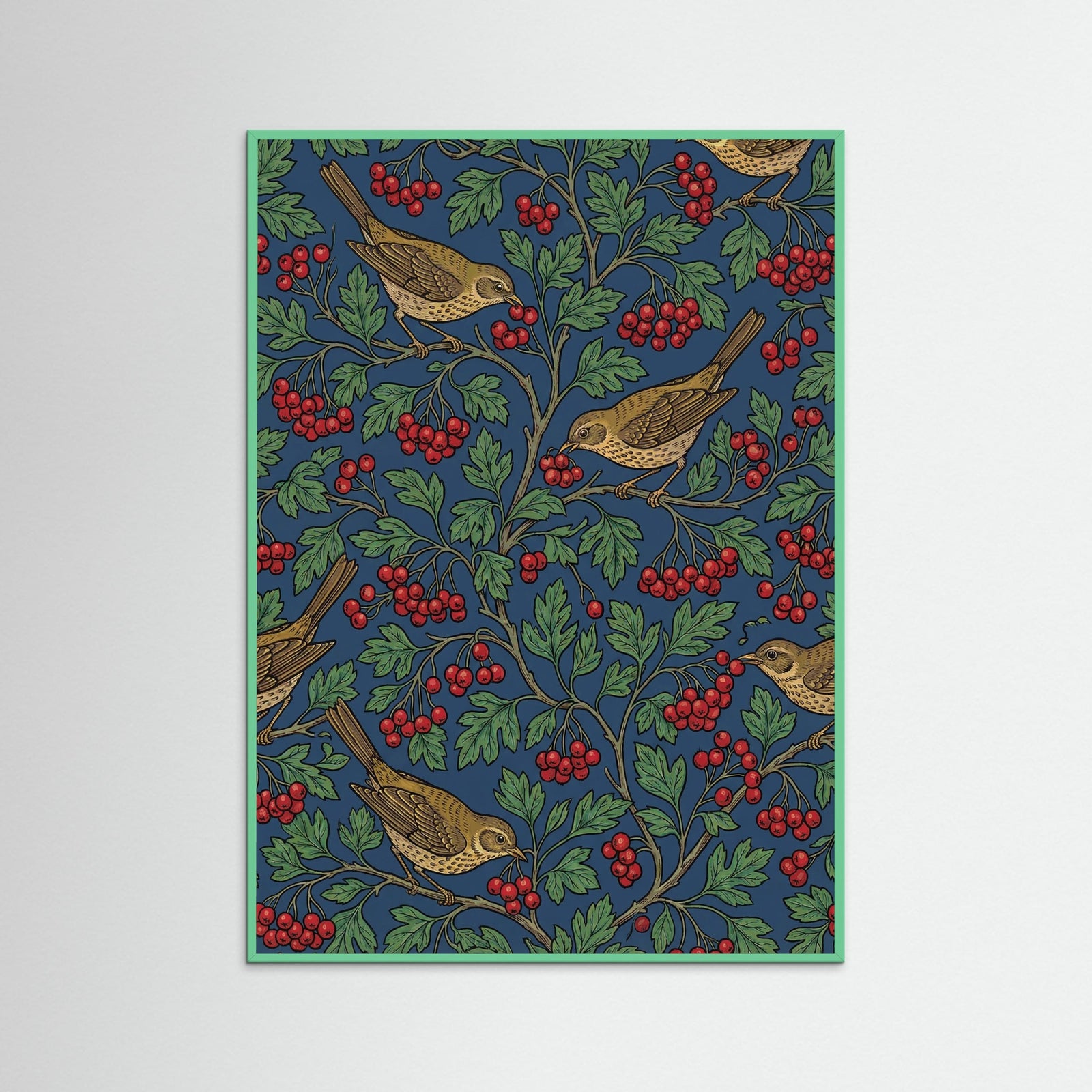 Mint Wood Verdant Tapestry