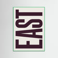 Mint Wood Vertical Typography